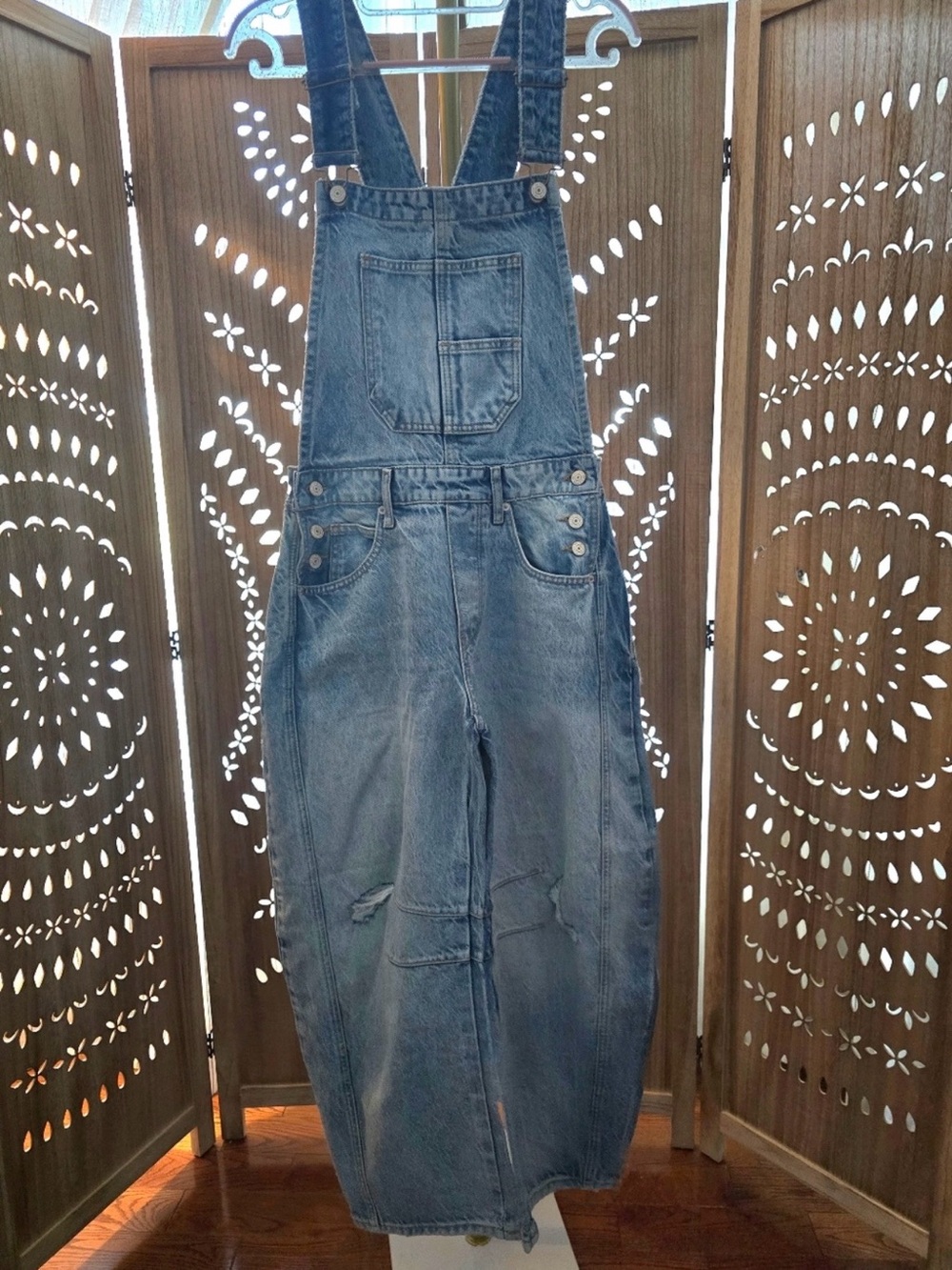 NWOT We The Free Good Luck Barrel Overalls ~ Going Steady - Picture 2 of 9